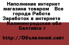 Наполнение интернет магазина товаром - Все города Работа » Заработок в интернете   . Калининградская обл.,Балтийск г.